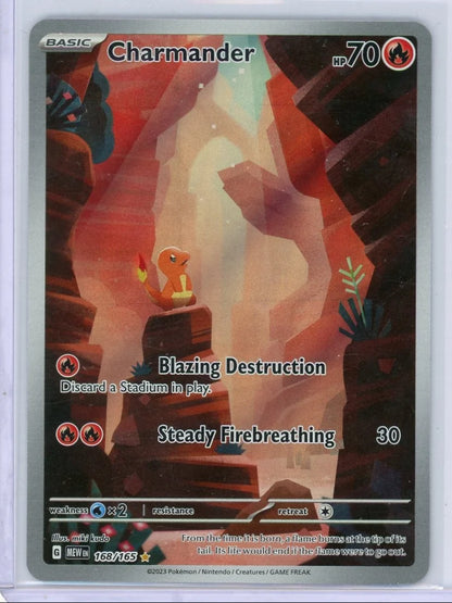 Charmander Pokémon 151 Illustration Rare #168/165