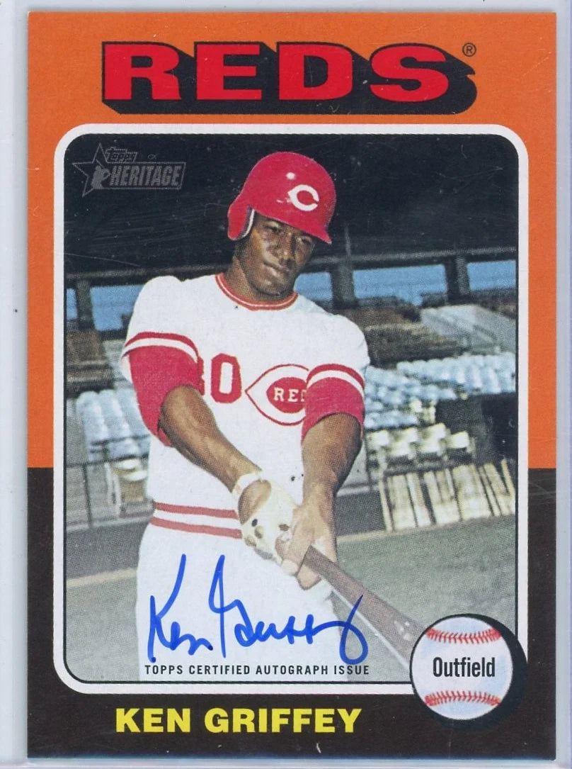Ken Griffey 2024 Topps Heritage autograph