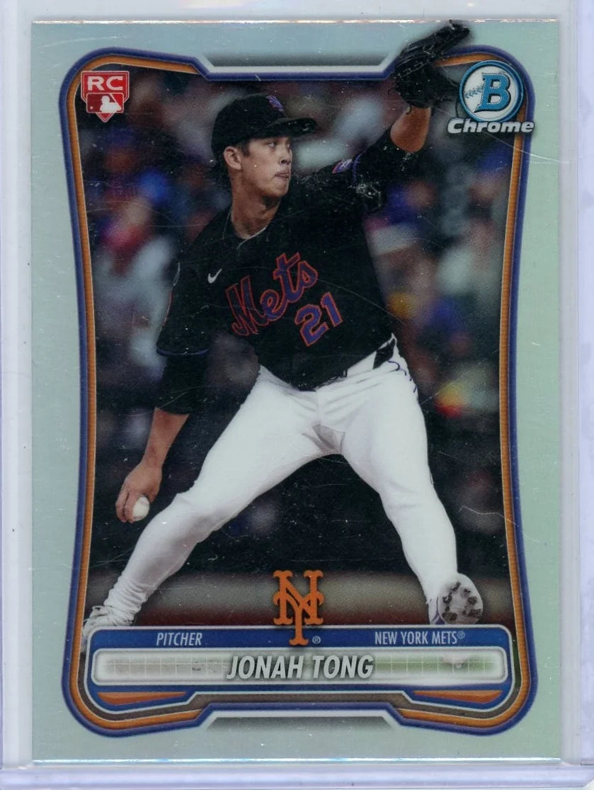 Jonah Tong 1st Bowman Chrome Refractor RC