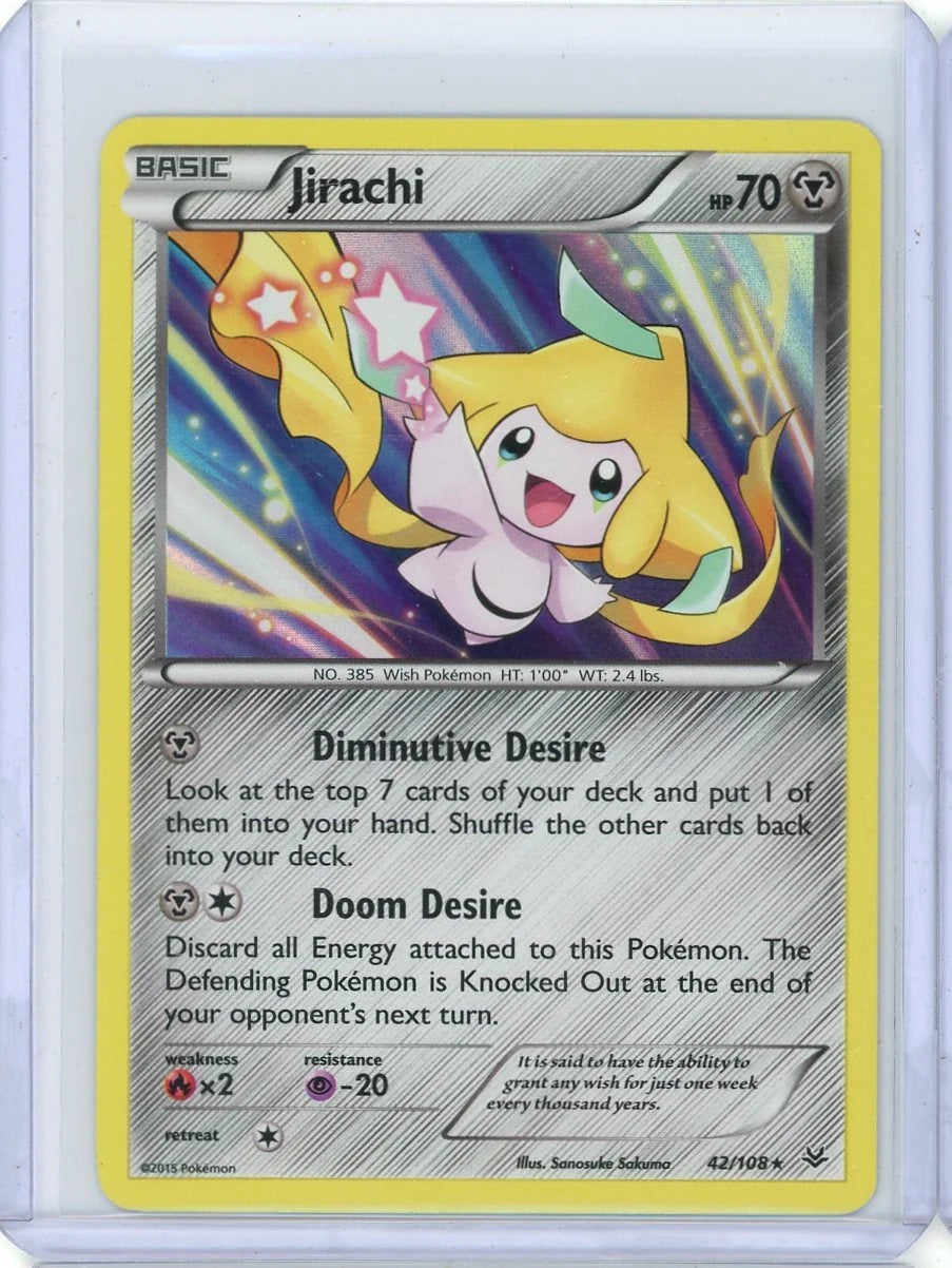 Jirachi 2015 Pokemon Roaring Skies holo #42/108