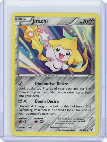 Jirachi 2015 Pokemon Roaring Skies holo #42/108