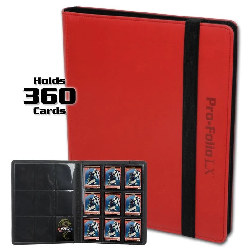 Pro-Folio 9-Pocket LX Album - Red