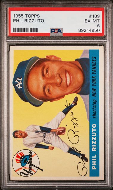 Phil Rizzuto 1955 Topps #189 PSA 6
