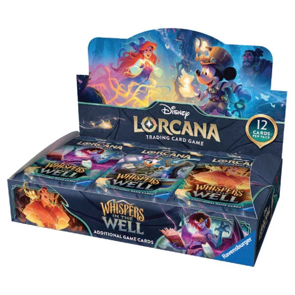 Disney Lorcana Whispers in the Well Booster 4 Box Case