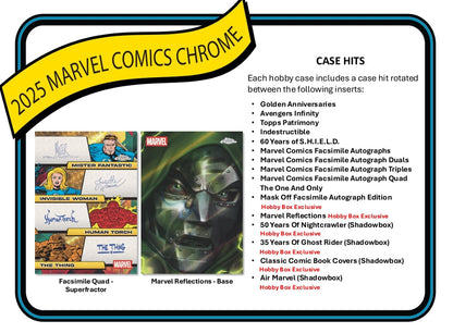 2025 Topps Chrome Marvel Blaster 40 Box Case