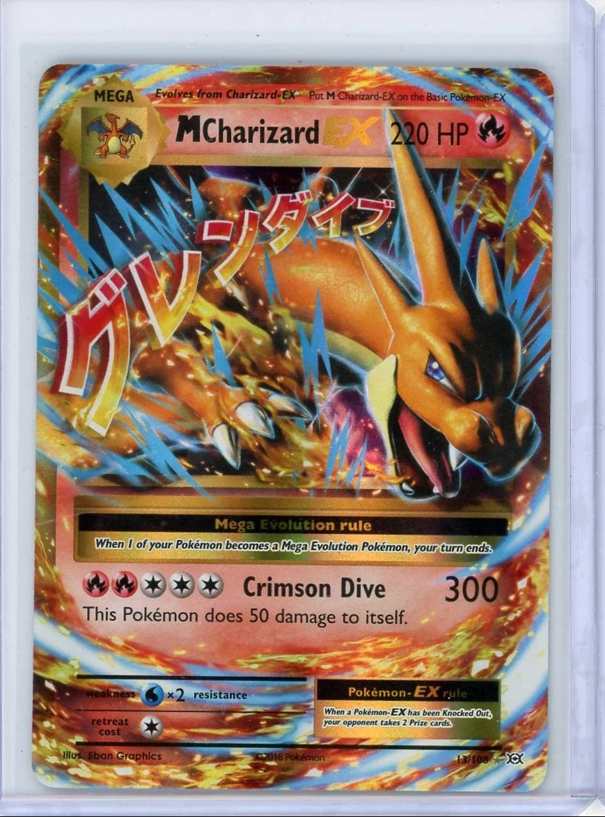 Mega Charizard EX Pokémon XY Evolutions Ultra-Rare #13/108