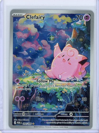 Clefairy Pokémon Perfect Order Ilustration Rare #094/088