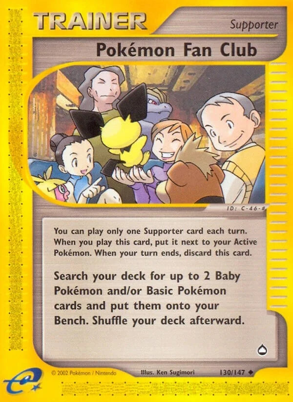 Pokemon Fan Club (130/147) (Aquapolis) (AQ)