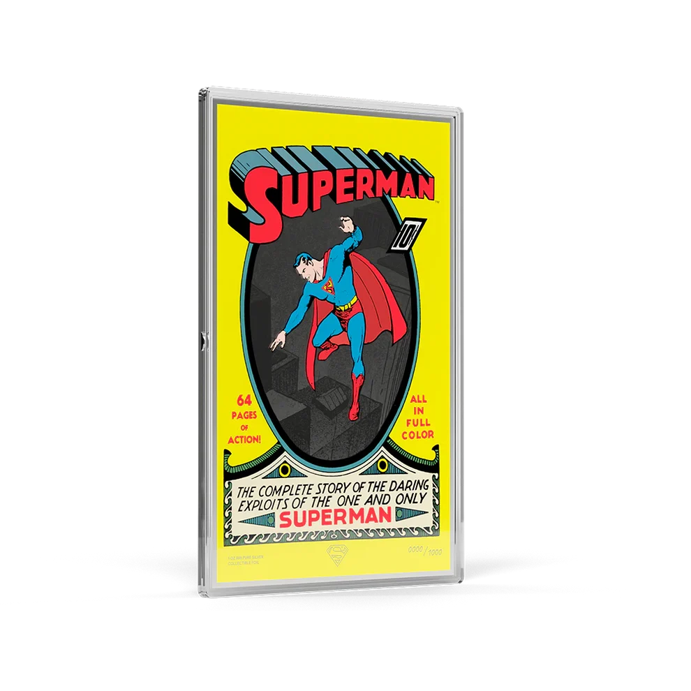 Agoro Superman #1 Summer 1993 1 oz Silver Collectible Foil