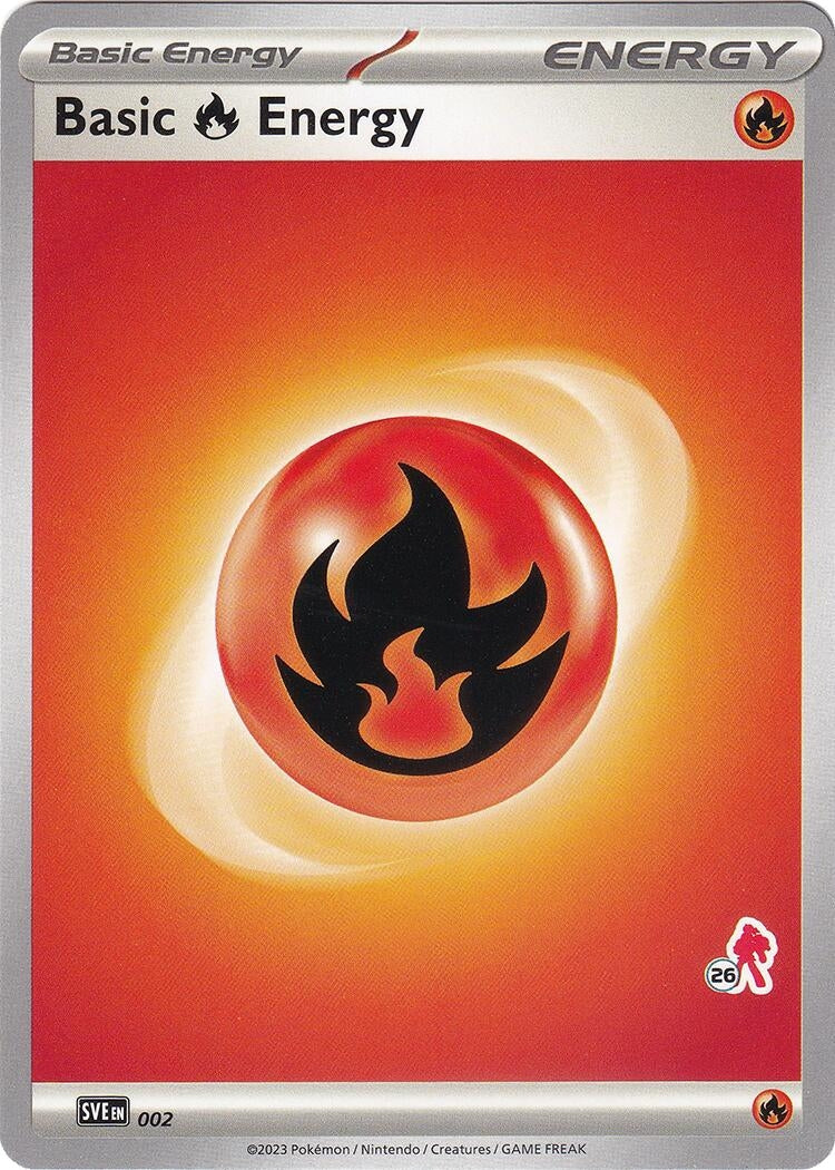 Basic Fire Energy - Armarouge 26 (002) (Battle Academy 2024) (BA24)