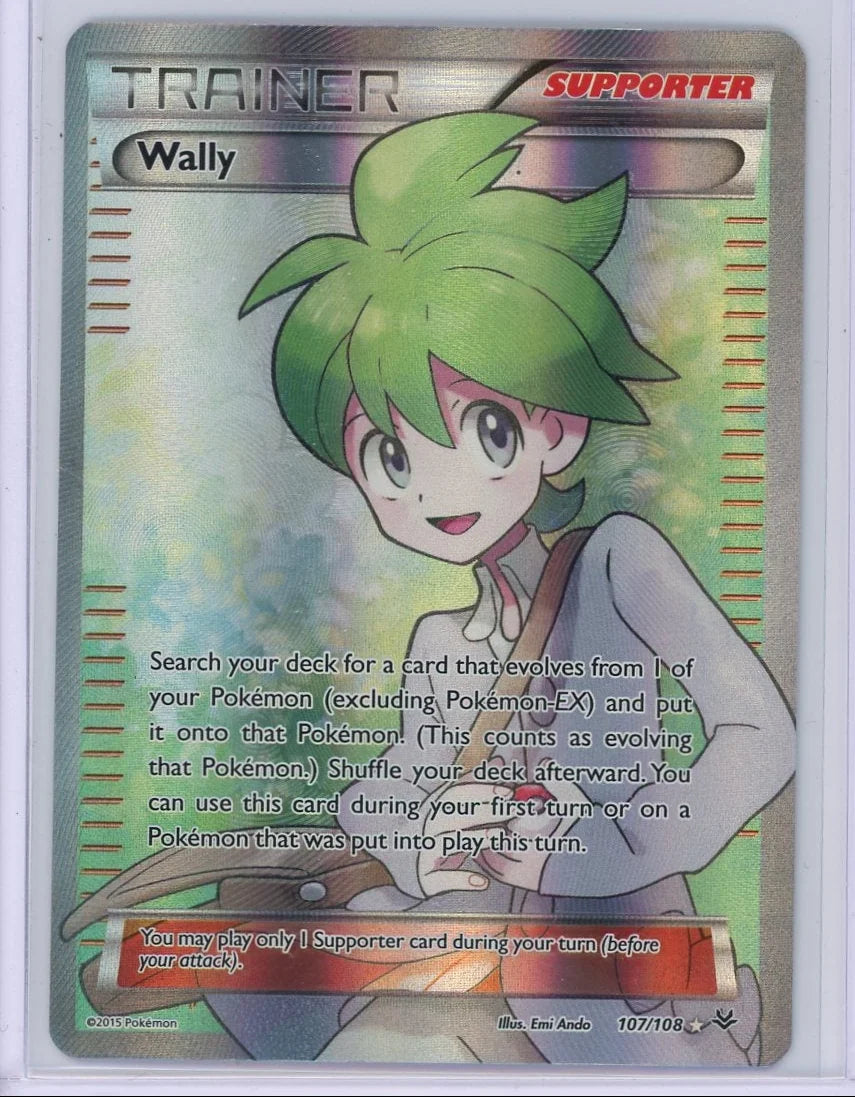 Wally Trainer 2015 Pokemon XY Roaring Skies #107/108