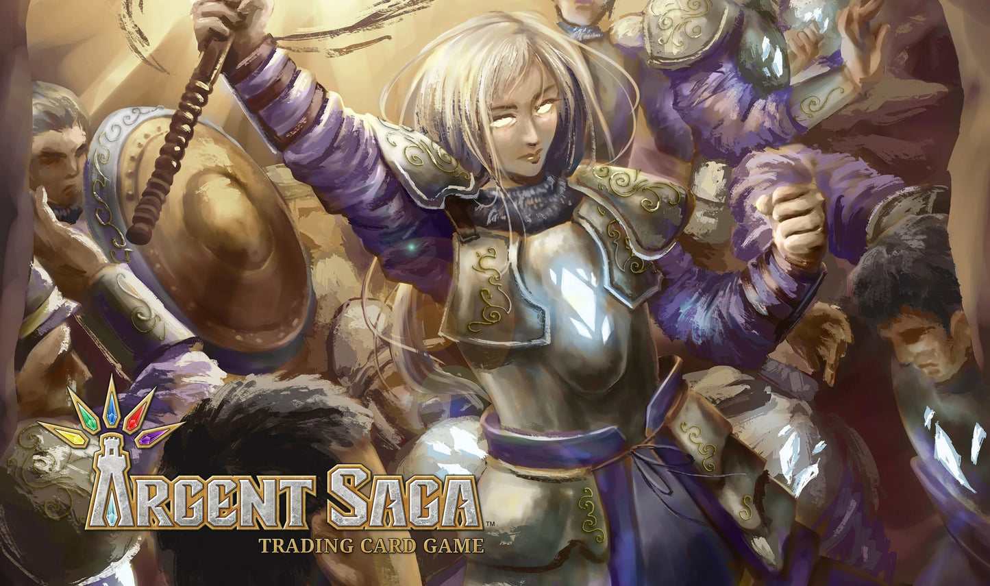 Argent Saga TCG Rubber Event Playmat - Vi, Giver of Light (Daily Exclusive: Gen Con 2019)