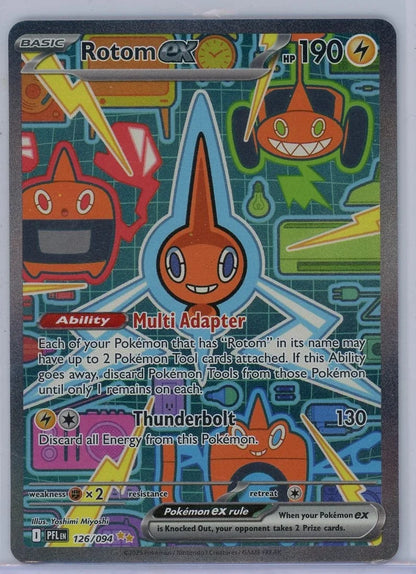Rotom ex Pokémon Phantasmal Flames Special Illustration Rare #126/094