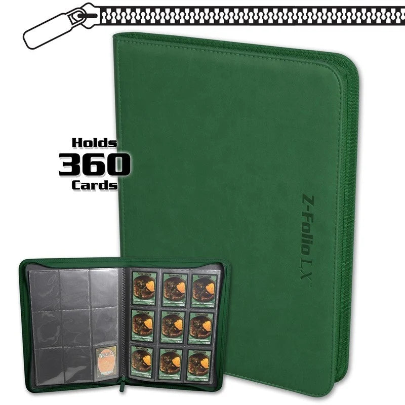 Z-Folio 9-Pocket LX Album - Green