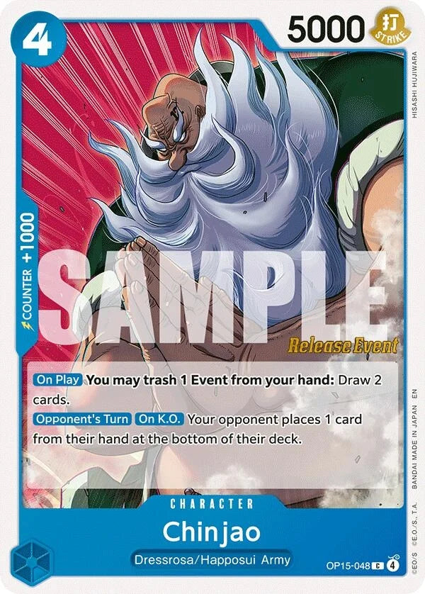 Chinjao (OP15-048) (Adventure on Kami's Island Release Event Cards) (OP15 RE)