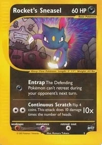 Rocket's Sneasel - 5 (005/009) (Best of Promos) (PR)
