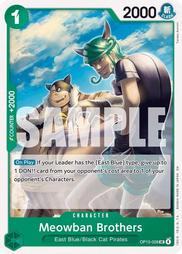 Meowban Brothers (OP15-028) (Adventure on Kami's Island) (OP15-EB04)