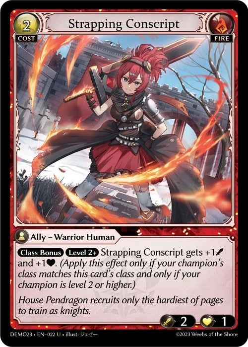 Strapping Conscript (022) (2023 Demo Deck) (DEMO23)