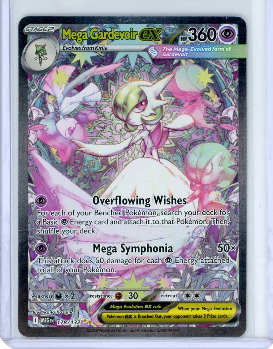 Mega Gardevoir ex Pokémon Mega Evolution Special Illustration Rare #178/132