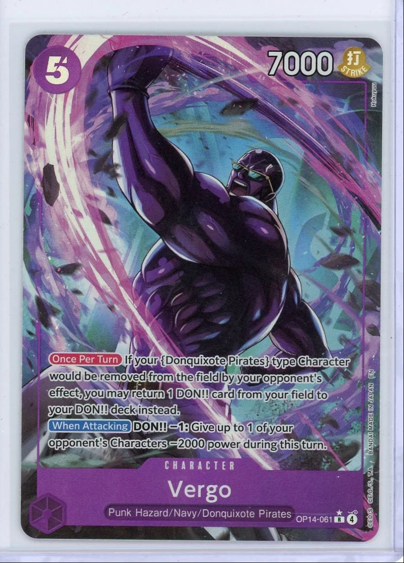 Vergo One Piece OP14-061 Alt Rare