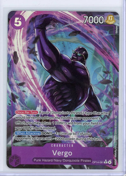 Vergo One Piece OP14-061 Alt Rare