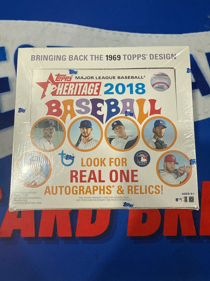 2018 Topps Heritage 24-Pack Retail Box