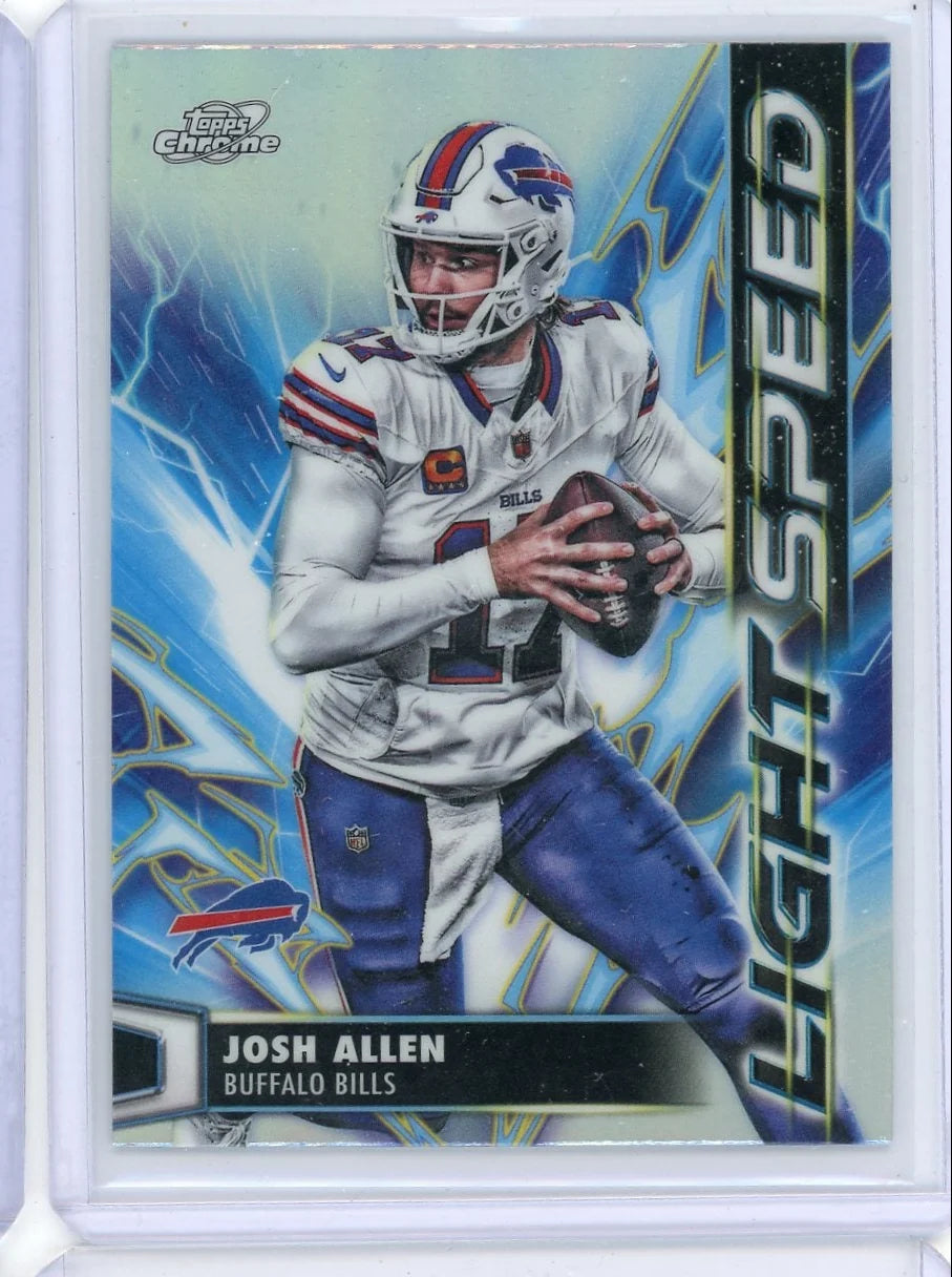 Josh Allen 2025 Topps Chrome Lightspeed