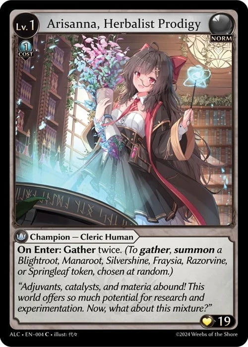 Arisanna, Herbalist Prodigy (004) (Alchemical Revolution) (ALC)