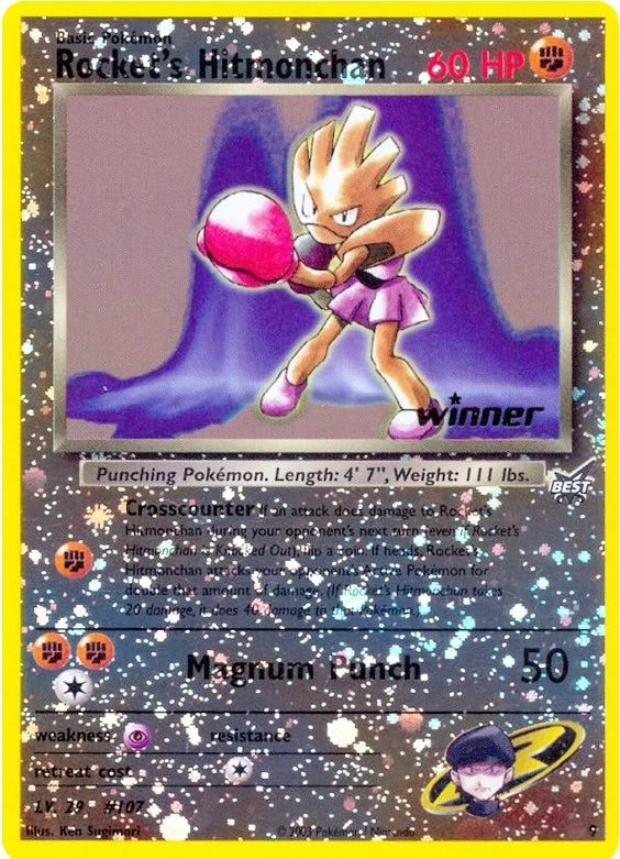 Rocket's Hitmonchan - 9 [Winner] (009/009) (Best of Promos) (PR)