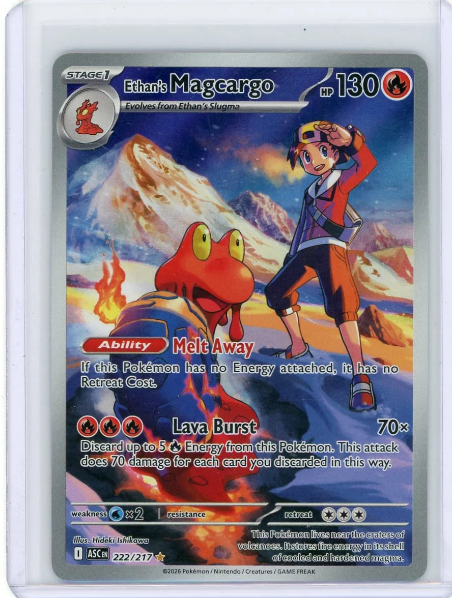 Ethan's Magcargo Pokémon Ascended Heroes Illustration Rare #222/217