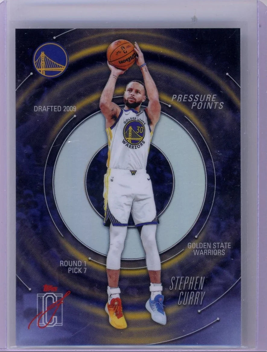 Stephen Curry 2025-26 Topps Signature Class Pressure Points SSP