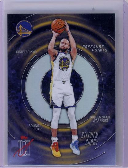 Stephen Curry 2025-26 Topps Signature Class Pressure Points SSP