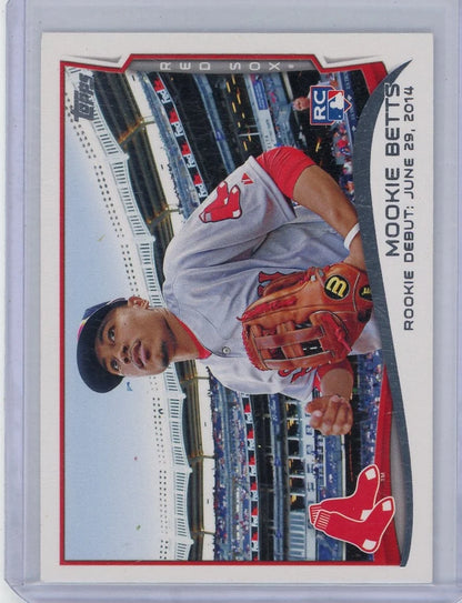 Mookie Betts 2014 Topps Update rookie card #301