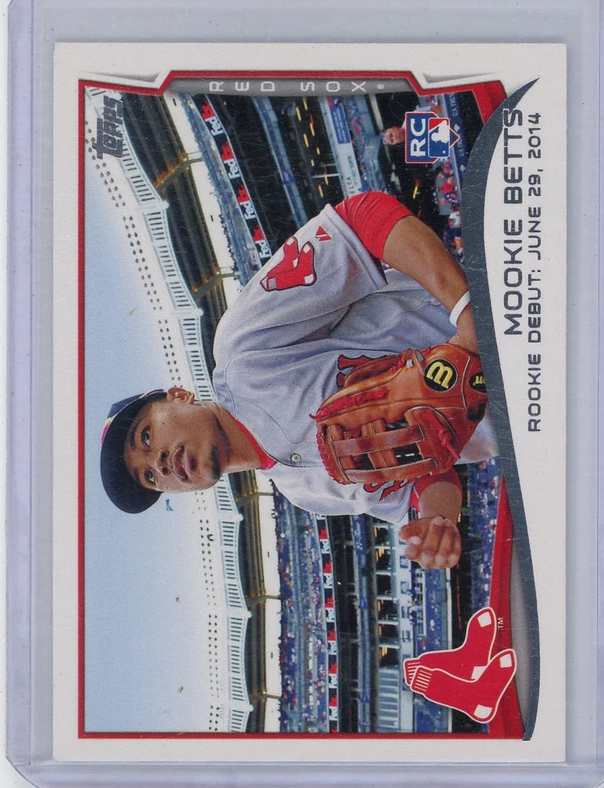 Mookie Betts 2014 Topps Update rookie card #301