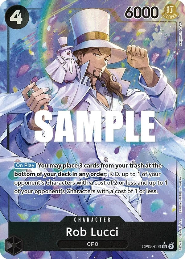 Rob Lucci (093) (Alternate Art) (OP05-093) (Awakening of the New Era) (OP05)