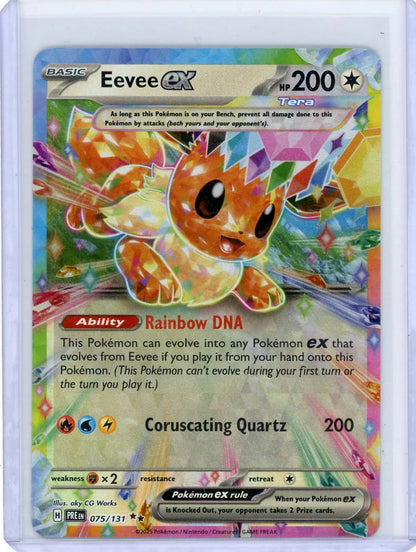Eevee EX Pokémon Prismatic Evolutions #075/131