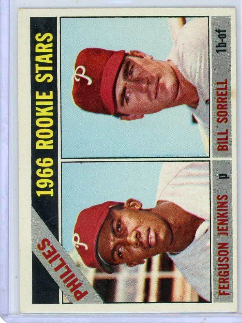 Ferguson Jenkins Bill Sorrell 1966 Topps Rookie Stars #254