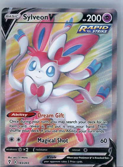 Sylveon V Pokémon Evolving Skies Full-Art #183/203