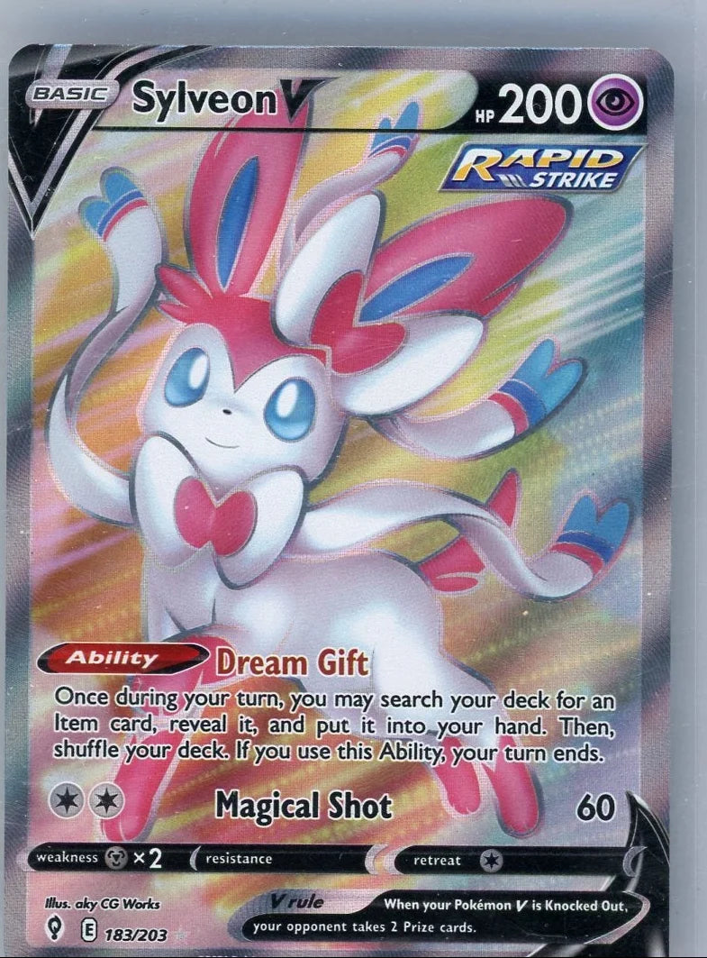 Sylveon V Pokémon Evolving Skies Full-Art #183/203