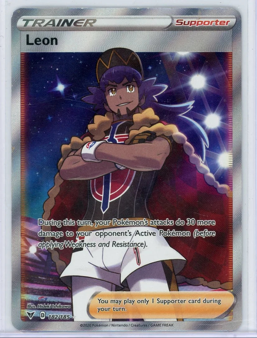 Leon 2020 Pokemon Vivid Voltage #182/185