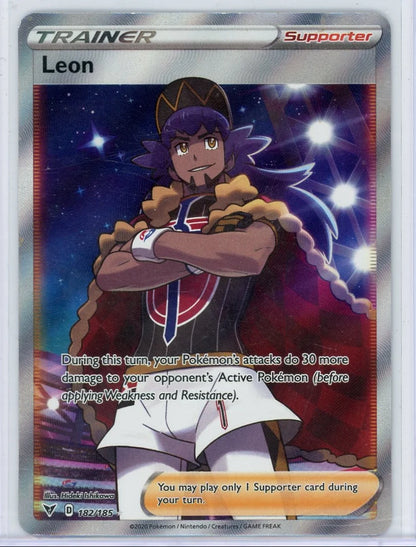 Leon 2020 Pokemon Vivid Voltage #182/185