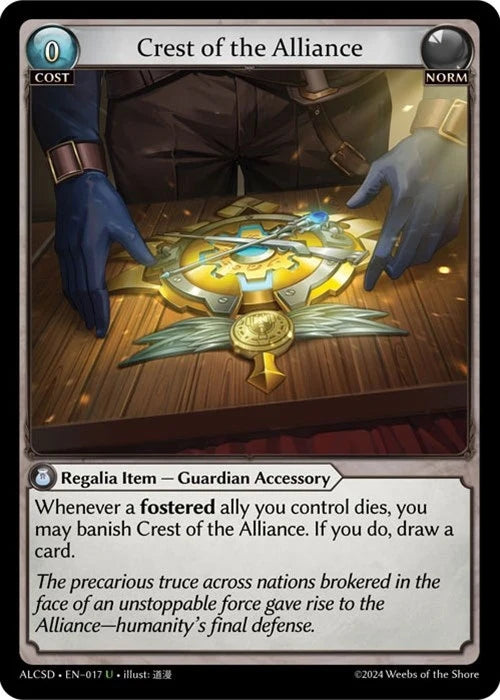 Crest of the Alliance (017) (Alchemical Revolution Starter Decks) (ALCSD)