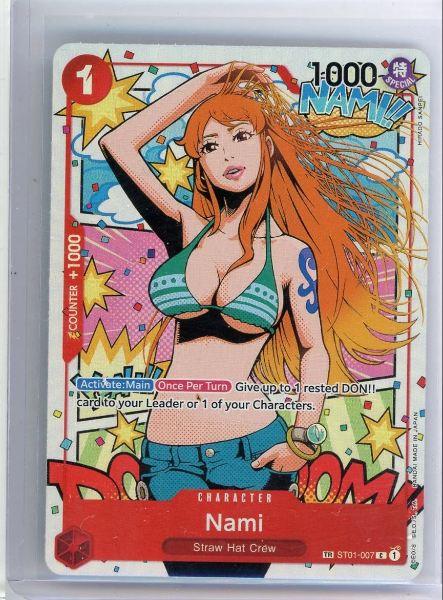 Nami One Piece Wings of the Captain Treasure Rare (ST01-007)