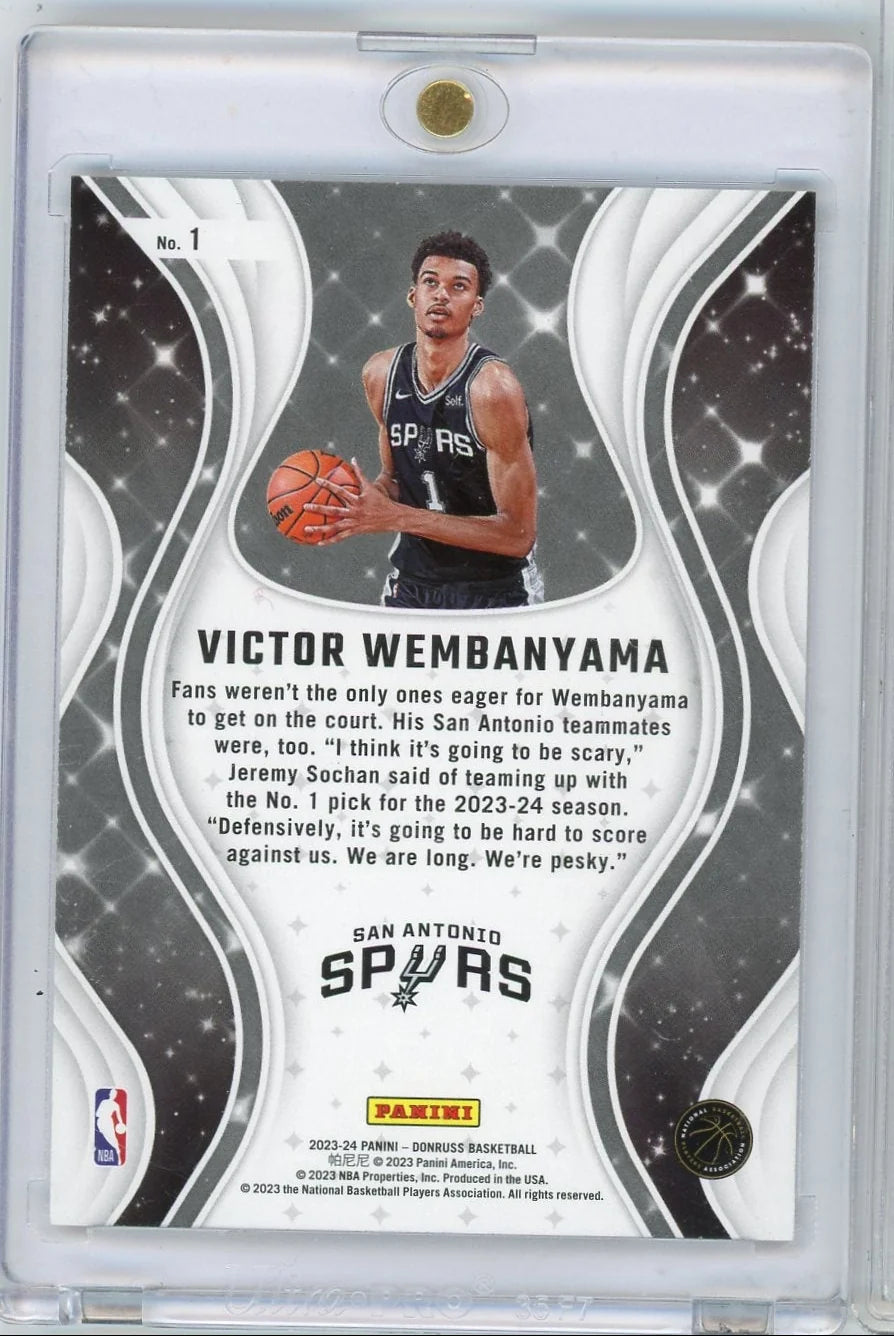 Victor Wembanyama 2023-24 Panini Donruss Magicians No.1