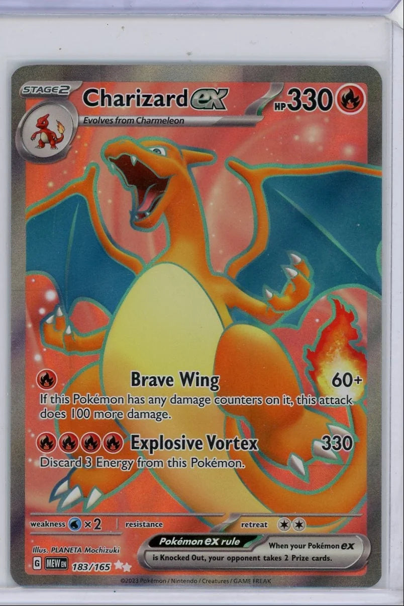 Charizard ex 2023 Pokemon 151 Ultra-rare #183/165 LP