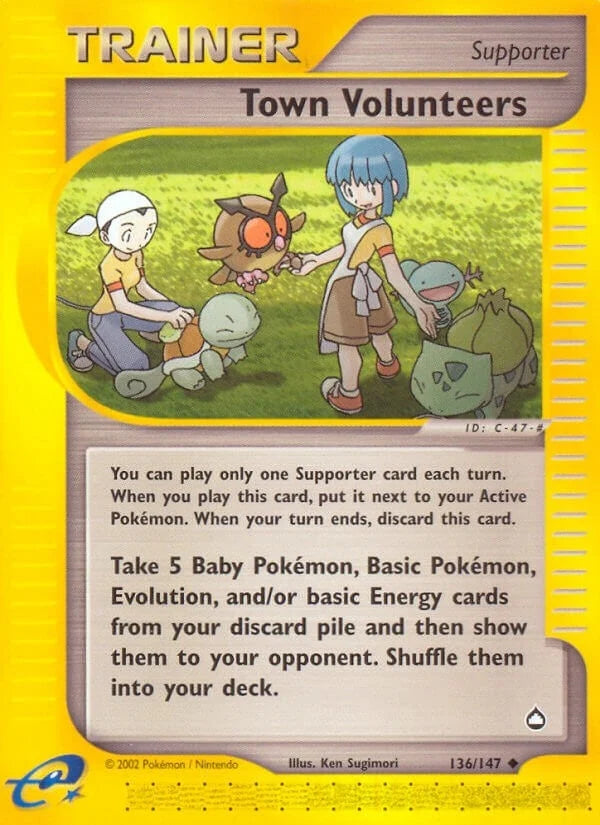 Town Volunteers (136/147) (Aquapolis) (AQ)