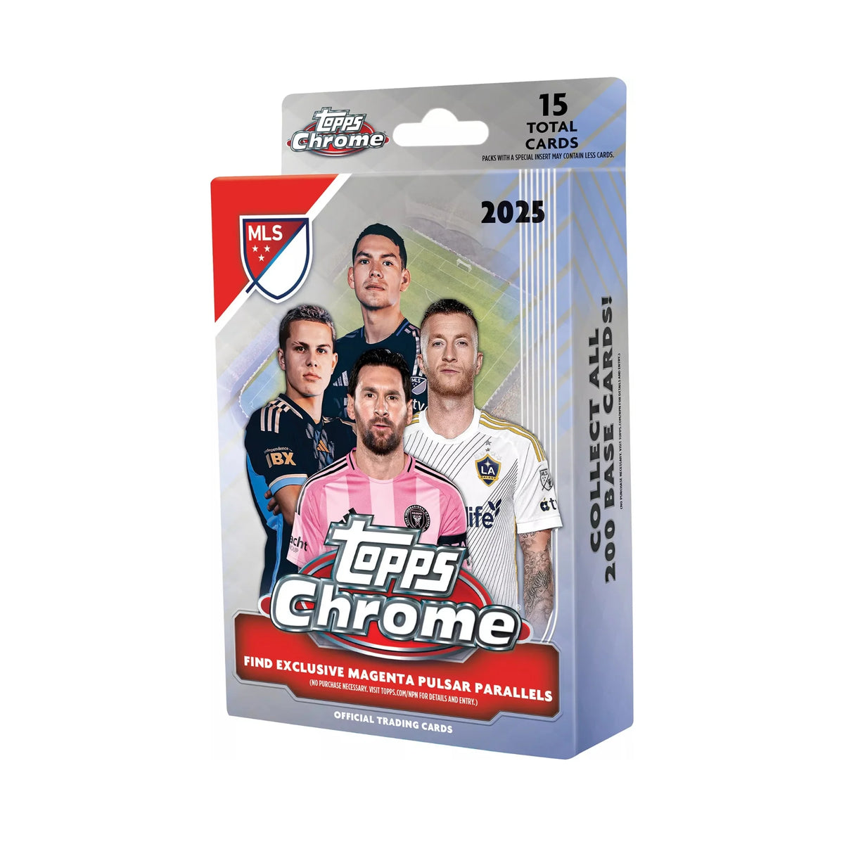 2025 Topps Chrome MLS Soccer Hanger Box