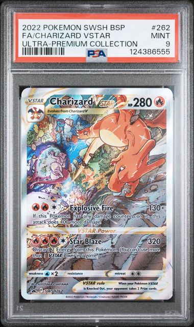 Charizard VSTAR 2022 Pokemon SWSH UPC Promo #262 PSA 9