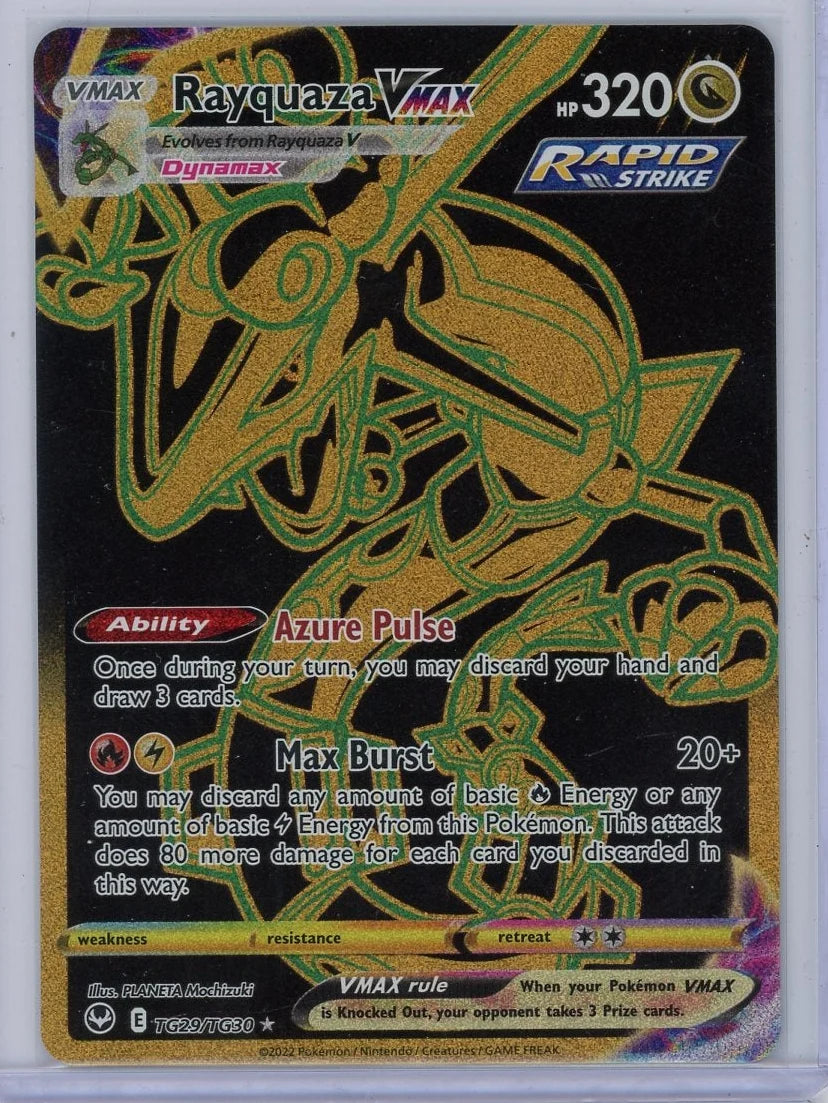 Rayquaza Vmax Pokemon Silver Tempest Trainer Gallery #TG29/TG30