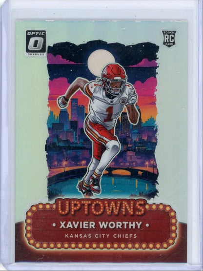 Xavier Worthy 2024 Panini Donruss Optic Uptowns Rookie SSP